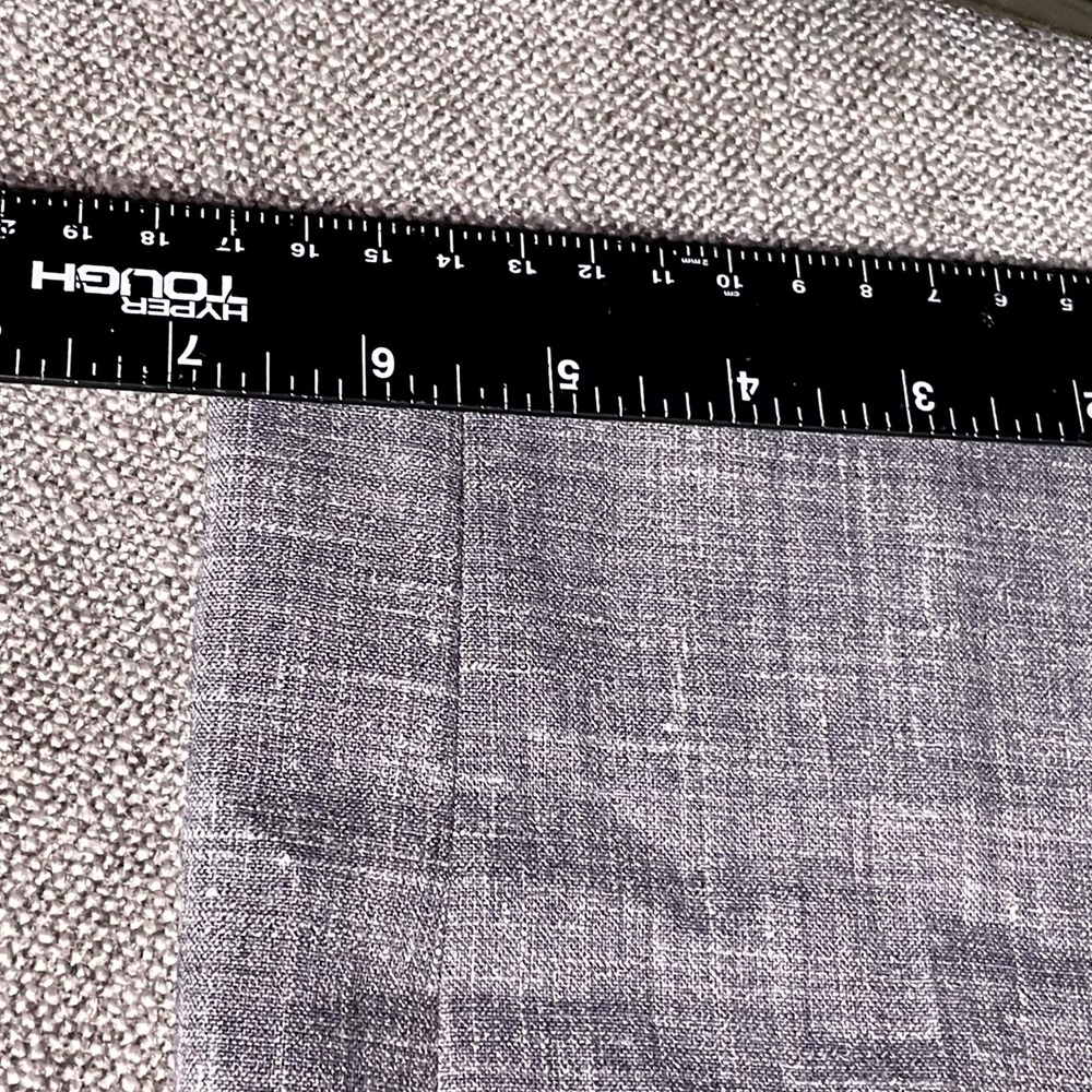 Ted Baker Jem Textured Dress Pants Mens 35 Light Gray Wool Stretch TB605059 - Picture 11 of 15